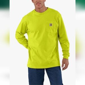 New Carhartt Men's Workwear Pocket Long Sleeve T-shirt